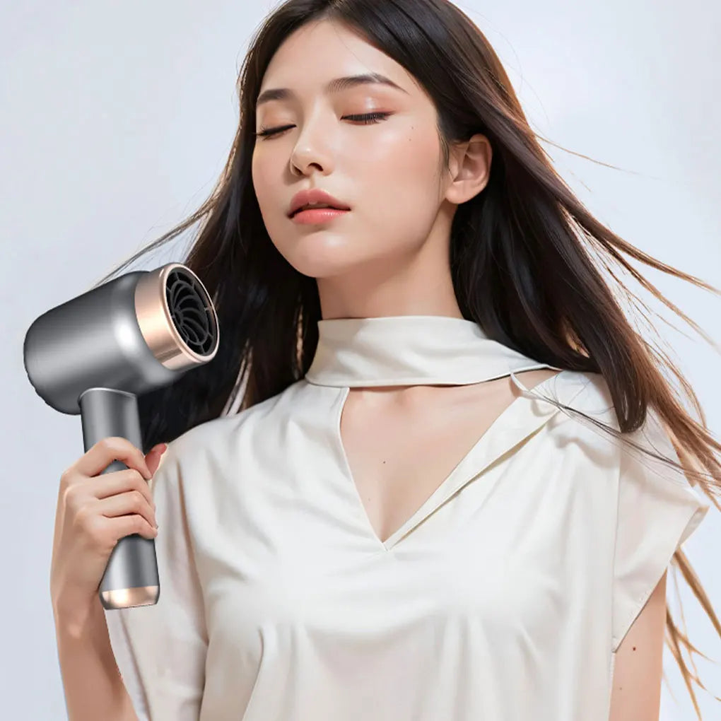 USB Charging Cordless Hair Dryer Travel Wireless Hair Dryer Home RechargeablePlug-In Negative Ion Hair Cold Portable Dormito